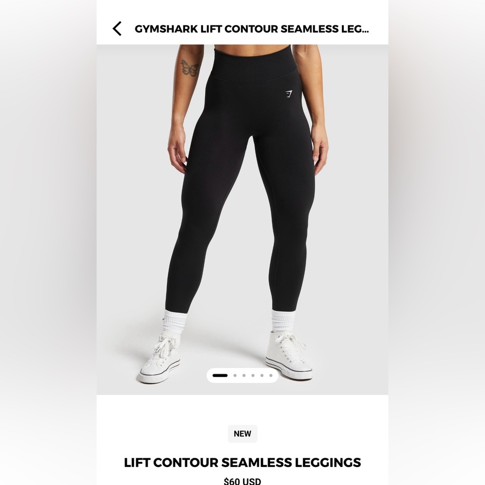 Gymshark lift contour seamless legging